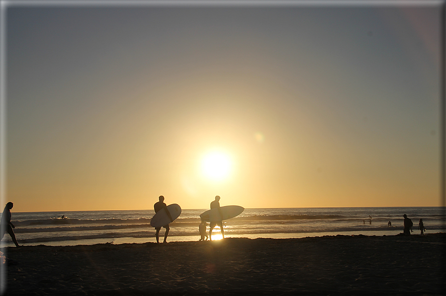 foto Tramonto sull'Oceano Pacifico